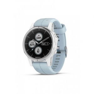 �����-���� Garmin Fenix 5SPlus Glass Wht w Sea FoamBnd