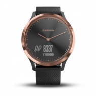 �����-���� Garmin Vivomove HR E EU Sport Black-Rose Gold SM