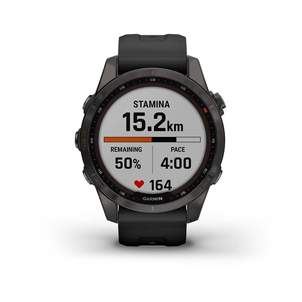 ���� Garmin FENIX 7S Sapphire Solar ��������� �������-����� DLC � ����������� ��������