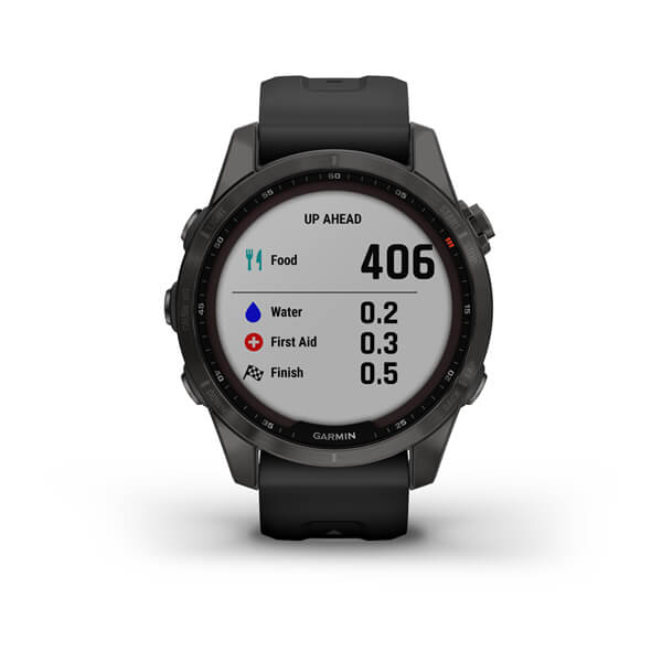 ���� Garmin FENIX 7S Sapphire Solar ��������� �������-����� DLC � ����������� ��������