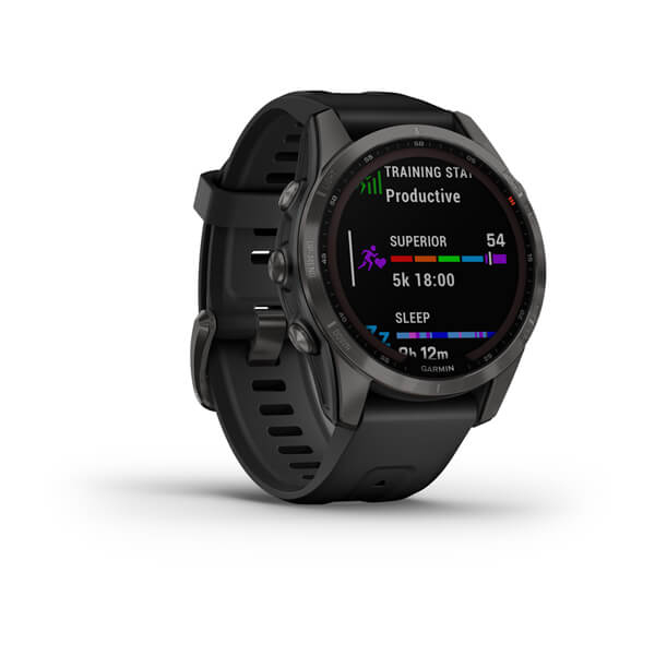 ���� Garmin FENIX 7S Sapphire Solar ��������� �������-����� DLC � ����������� ��������