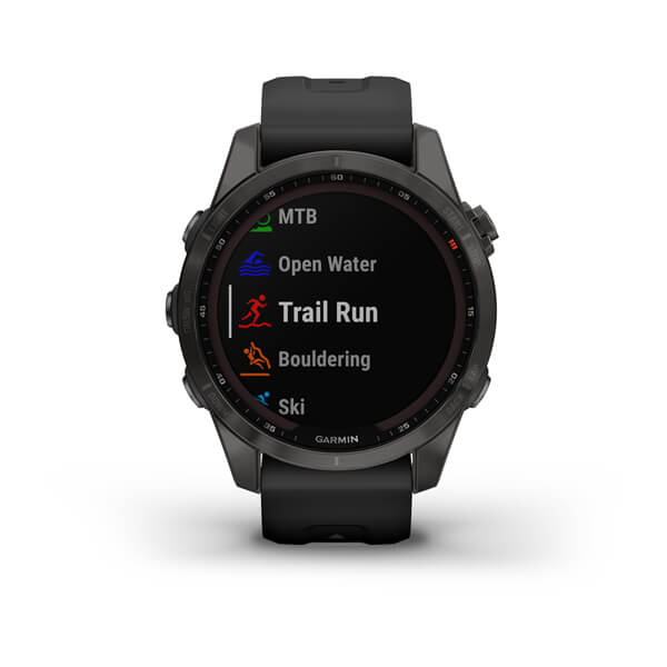 ���� Garmin FENIX 7S Sapphire Solar ��������� �������-����� DLC � ����������� ��������