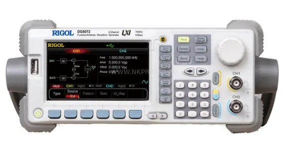 ��������� �������� ������������ ����� RIGOL DG5072