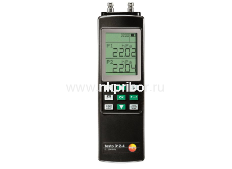 testo 312-4 - Дифференциальный манометр testo 312-4 - Дифференциальный манометр