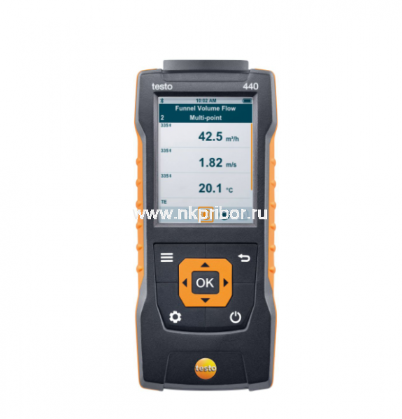 testo 440 - Прибор для измерения скорости и оценки качества воздуха в помещении testo 440 - Прибор для измерения скорости и оценки качества воздуха в помещении